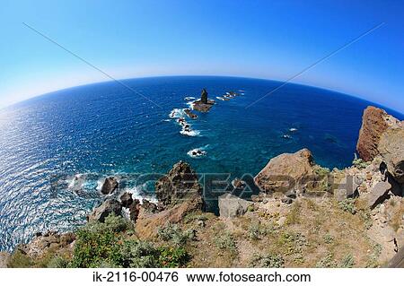Beautiful view of sea with horizon View Large Photo Image Stock Photograph - Beautiful view of sea with horizon. Fotosearch
