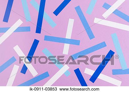 Blue and white paper strips View Large Photo Image Stock Image - Blue and white paper strips. Fotosearch