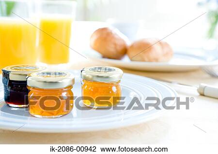 Stock Image - Breakfast on Table. Fotosearch