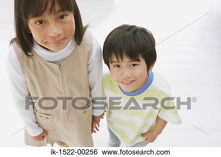Stock Photograph - Brother and Sister. Fotosearch