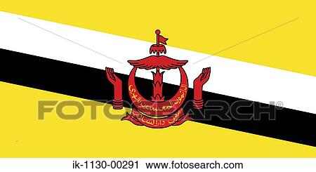 Stock Image - Brunei National Flag. Fotosearch