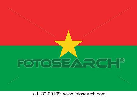 Stock Photo - Burkina Faso National Flag. Fotosearch