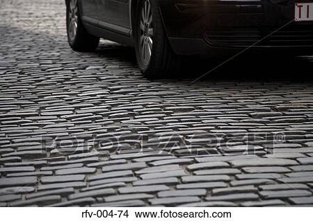 Car in the Street View Large Photo Image Picture - Car in the Street. Fotosearch