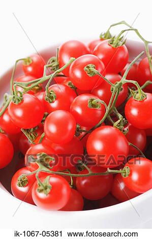 Stock Image - Cherry Tomatoes. Fotosearch