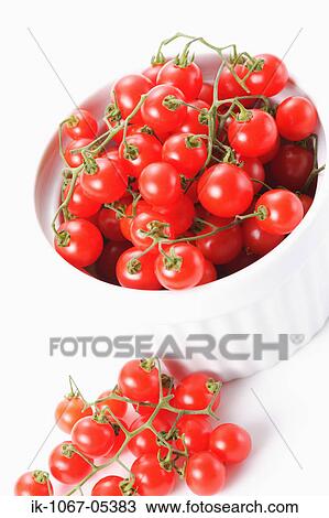 Stock Image - Cherry Tomatoes. Fotosearch