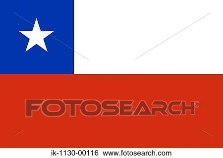 Chile National Flag View Large Photo Image Stock Photograph - Chile National Flag. Fotosearch