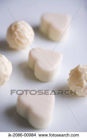 Chocolates on White Background View Large Photo Image Picture - Chocolates on White Background. Fotosearch