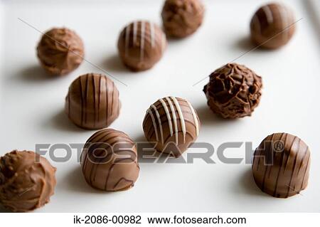 Chocolates on White Background View Large Photo Image Stock Image - Chocolates on White Background. Fotosearch