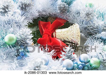 Christmas Wreath View Large Photo Image Stock Image - Christmas Wreath. Fotosearch