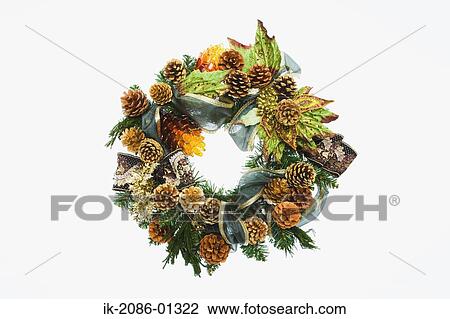 Christmas Wreath View Large Photo Image Stock Image - Christmas Wreath. Fotosearch