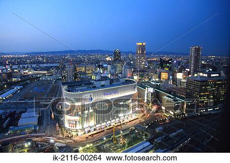 Picture - Cityscape at Night. Fotosearch