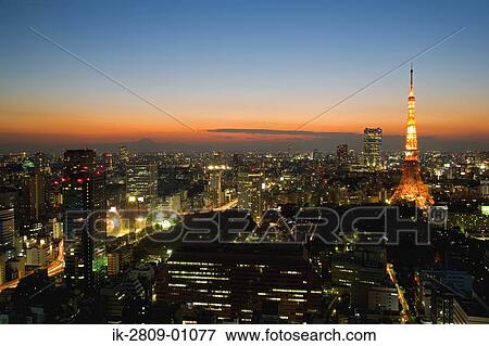Cityscape From Roppongi Hills, Tokyo, Japan View Large Photo Image Stock Photo - Cityscape From Roppongi Hills, Tokyo, Japan. Fotosearch