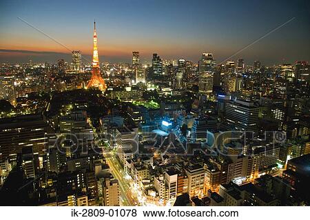 Cityscape From Roppongi Hills, Tokyo, Japan View Large Photo Image Stock Photo - Cityscape From Roppongi Hills, Tokyo, Japan. Fotosearch