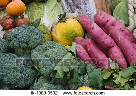 Collection of mixed fruits and vegetables View Large Photo Image Stock Image - Collection of mixed fruits and vegetables. Fotosearch