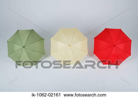 Stock Image - Colorful Umbrellas. Fotosearch