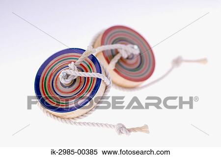 Stock Photography - Colorful Wooden Yoyo. Fotosearch
