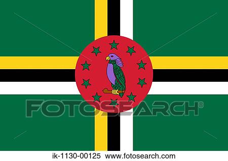 Commonwealth of Dominica National Flag View Large Photo Image Stock Photography - Commonwealth of Dominica National Flag. Fotosearch
