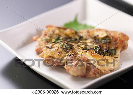 Cooked Chicken in Plate View Large Photo Image Stock Photograph - Cooked Chicken in Plate. Fotosearch