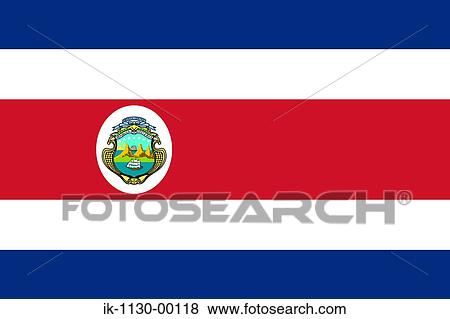 Stock Photo - Costa Rica National Flag. Fotosearch