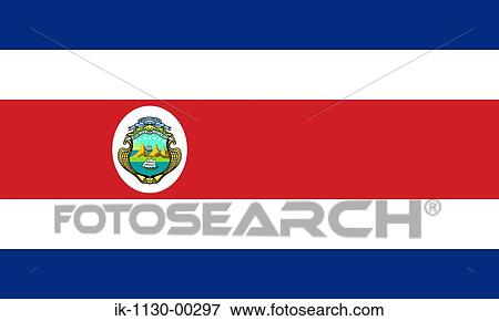Stock Photo - Costa Rica National Flag. Fotosearch
