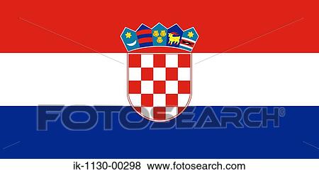 Croatia National Flag View Large Photo Image Stock Photo - Croatia National Flag. Fotosearch