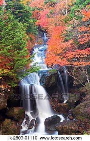 Crown Waterfall in Tochigi Prefecture, Japan View Large Photo Image Stock Image - Crown Waterfall in Tochigi Prefecture, Japan. Fotosearch