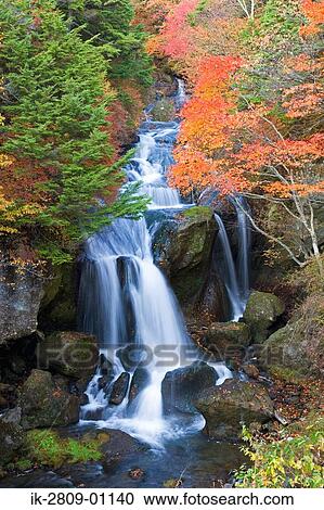 Crown Waterfall in Tochigi Prefecture, Japan View Large Photo Image Stock Image - Crown Waterfall in Tochigi Prefecture, Japan. Fotosearch