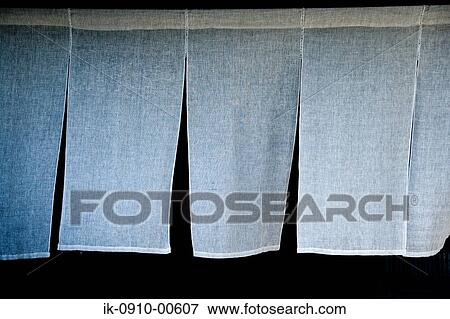 Curtains Waving at Shop in Tajimi-Shi View Large Photo Image Stock Photo - Curtains Waving at Shop in Tajimi-Shi. Fotosearch