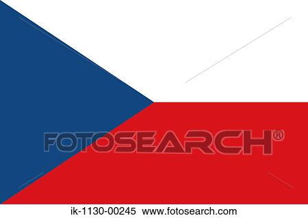 Stock Photography - Czech Republic National Flag. Fotosearch