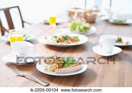 Delicious food in plates View Large Photo Image Picture - Delicious food in plates. Fotosearch