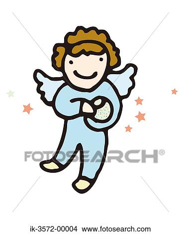 Digital Image of An Angel View Large Photo Image Picture - Digital Image of An Angel. Fotosearch
