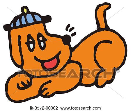 Stock Image - Digital Image of Dog Laughing . Fotosearch