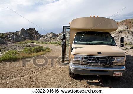 Stock Photograph - Dinosaur Park Near in Alberta, Canada. Fotosearch