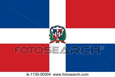 Dominican Republic National Flag View Large Photo Image Picture - Dominican Republic National Flag. Fotosearch