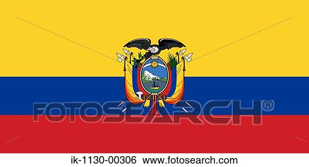 Ecuador National Flag View Large Photo Image Stock Photograph - Ecuador National Flag. Fotosearch