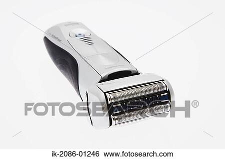 Electric Razor on White Background View Large Photo Image Stock Photograph - Electric Razor on White Background. Fotosearch