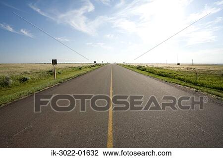 Empty Road Near Alberta, Canada View Large Photo Image Stock Image - Empty Road Near Alberta, Canada. Fotosearch
