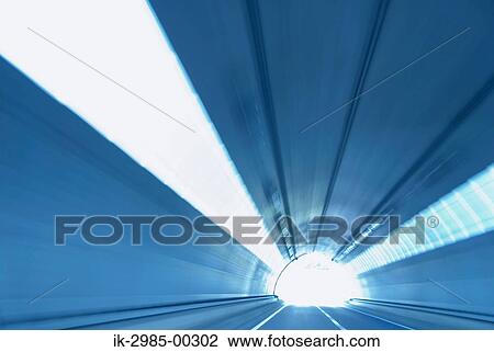 Stock Image - Empty Tunnel at Hokkaido, Japan. Fotosearch