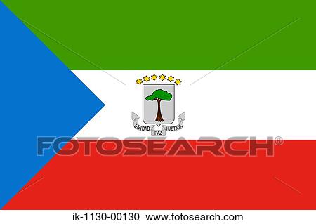 Equatorial Guinea National Flag View Large Photo Image Stock Image - Equatorial Guinea National Flag. Fotosearch
