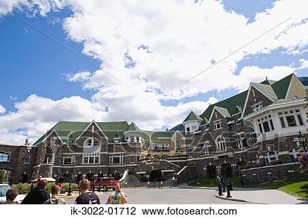 Exterior of Banff Springs Hotel in Canada View Large Photo Image Stock Image - Exterior of Banff Springs Hotel in Canada. Fotosearch