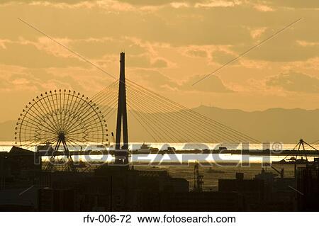 Ferris Wheel Silhouette View Large Photo Image Stock Image - Ferris Wheel Silhouette. Fotosearch