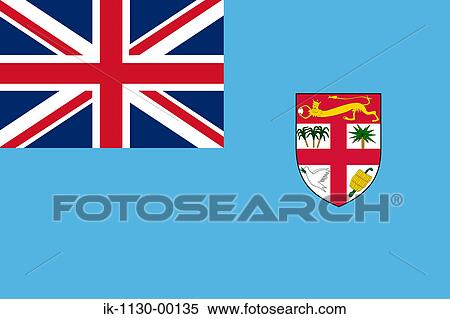 Fiji National Flag View Large Photo Image Stock Photography - Fiji National Flag. Fotosearch