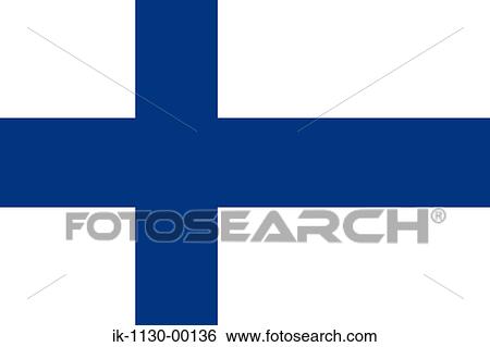 Stock Photograph - Finland National Flag. Fotosearch