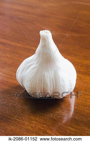 Garlic Bulb on Table View Large Photo Image Stock Image - Garlic Bulb on Table. Fotosearch