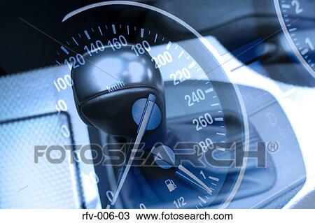 Gear Shifter and Speedometer View Large Photo Image Stock Image - Gear Shifter and Speedometer. Fotosearch