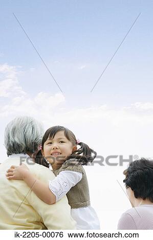 Girl with his grandfather View Large Photo Image Stock Photograph - Girl with his grandfather. Fotosearch