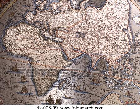 Globe Surface View Large Photo Image Stock Photo - Globe Surface. Fotosearch