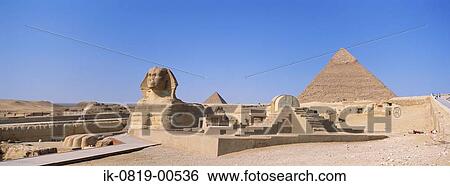 Great Sphinx of Giza and Pyramids of Egypt View Large Photo Image Stock Photograph - Great Sphinx of Giza and Pyramids of Egypt. Fotosearch