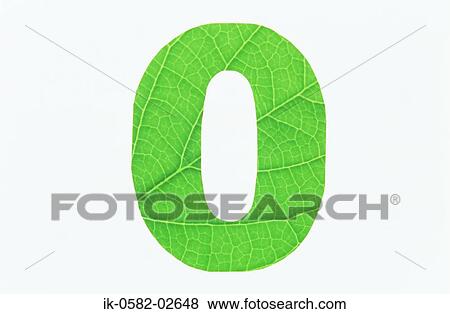 Green Number 0 on White Background View Large Photo Image Stock Photo - Green Number 0 on White Background. Fotosearch