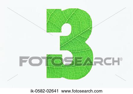 Green Number 3 on White Background View Large Photo Image Stock Image - Green Number 3 on White Background. Fotosearch